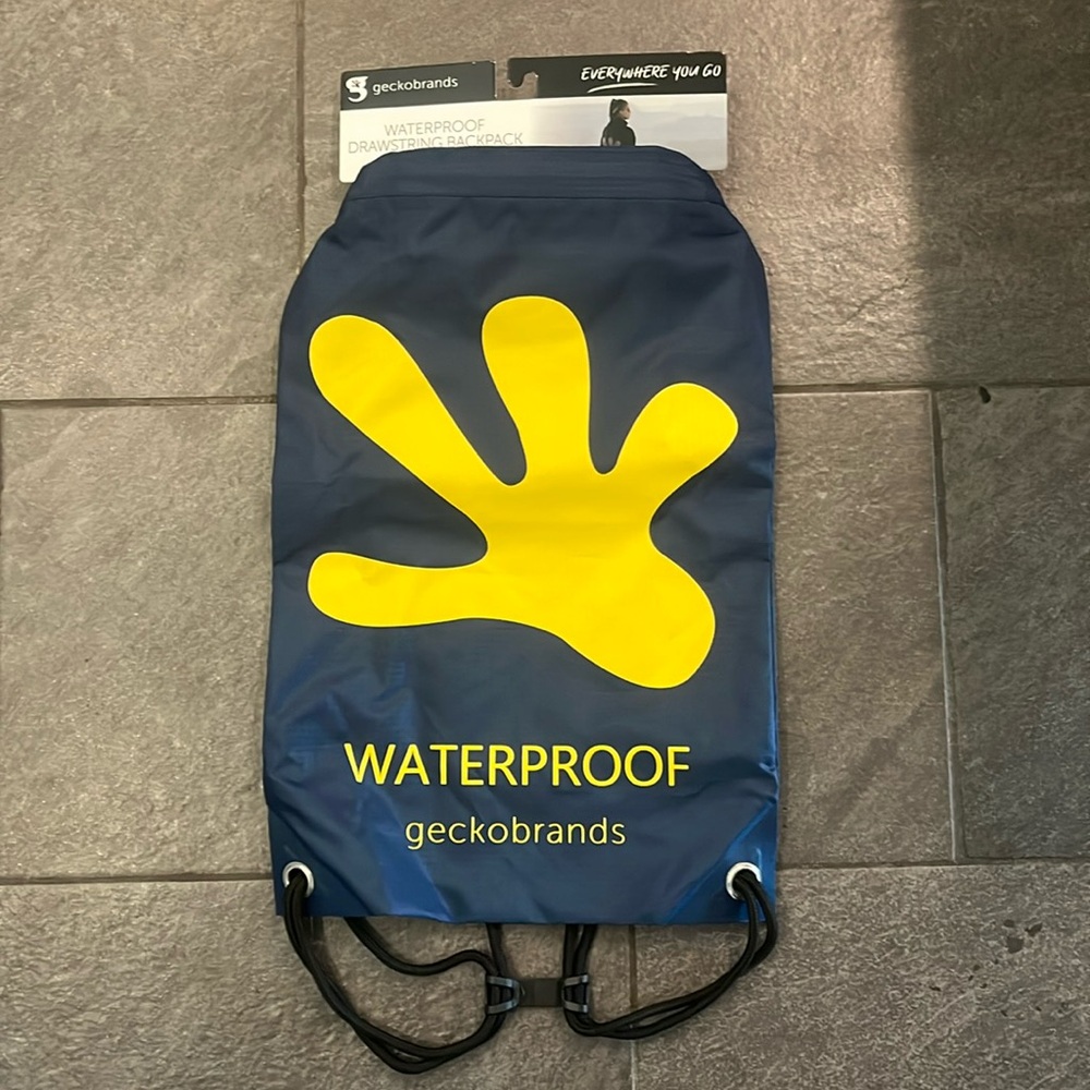 New Geckobrands Waterproof Backpack
